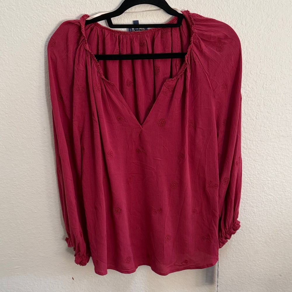 Democracy Embroidered Blouse